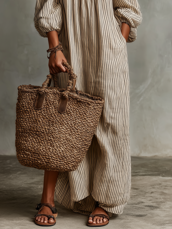 Carmen | Vestido maxi con diseño off-the-shoulder