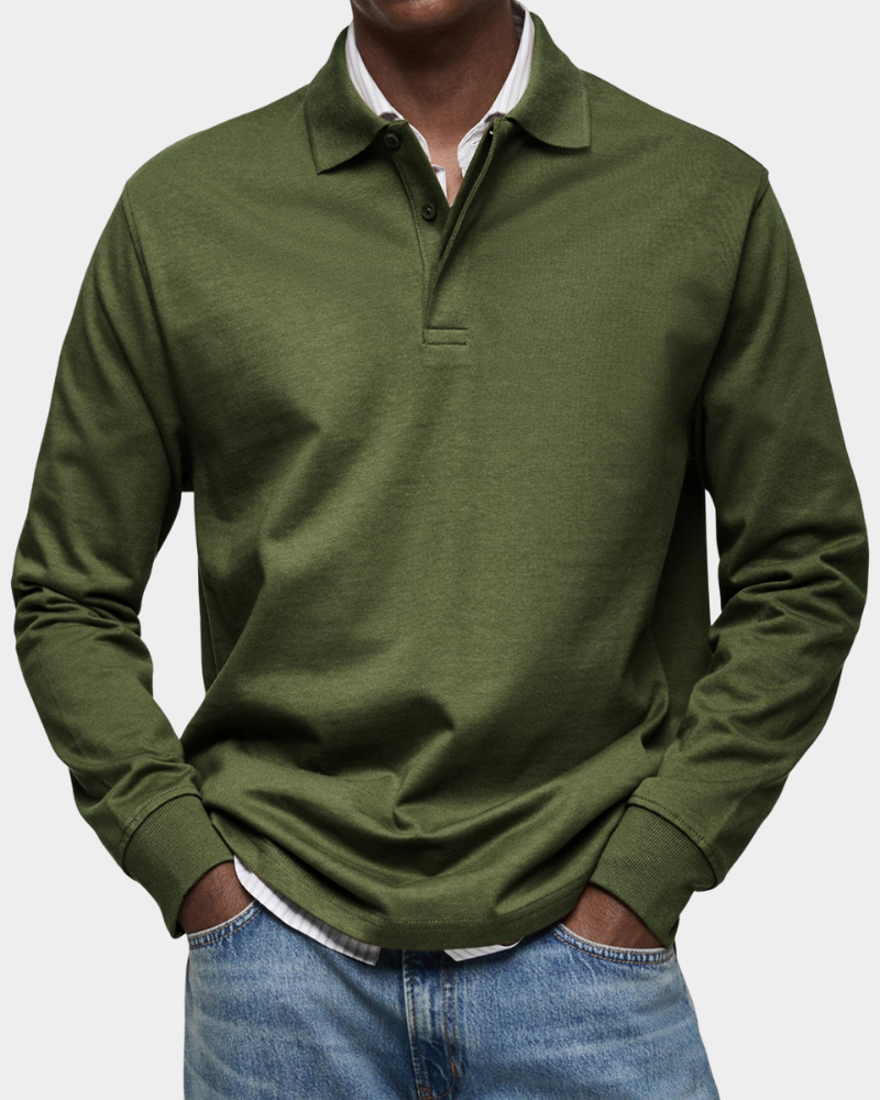 Wilson | Camisa Polo de Manga Larga Clásica