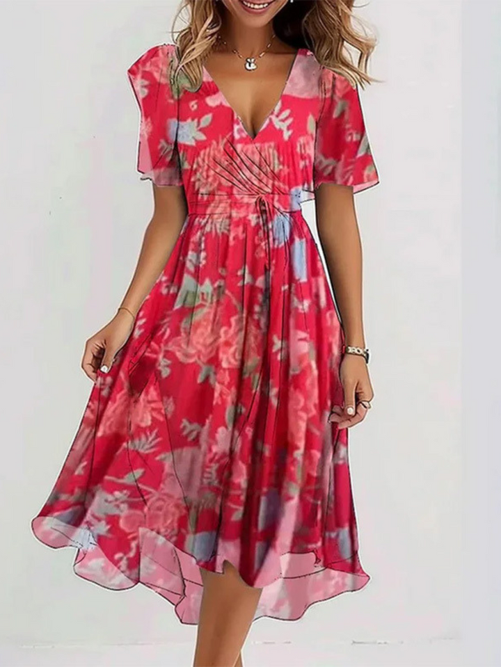 Matilda | Vestido de Verano con Tapa para el Abdomen