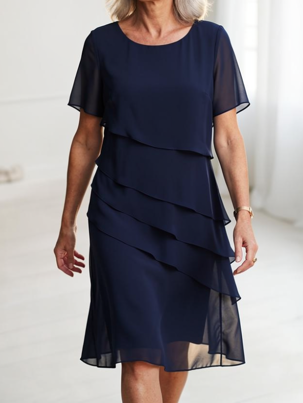 Linda | Vestido Elegante y Confortable con Volantes