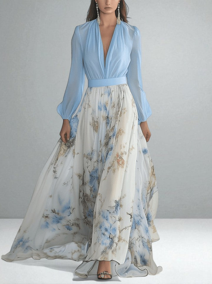 El Vestido Floral Selene Mist