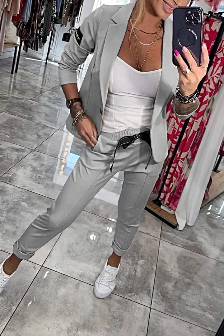 Iren - Conjunto de dos piezas para mujer