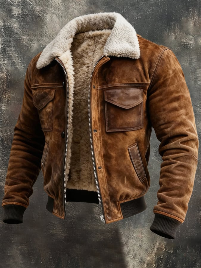Marco | CHAQUETA DE PIEL NATURAL SHERPA