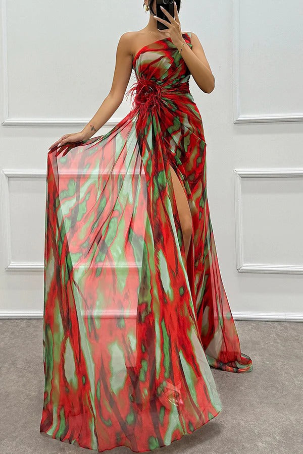 Mia™ | Vestido Draped Vibrante