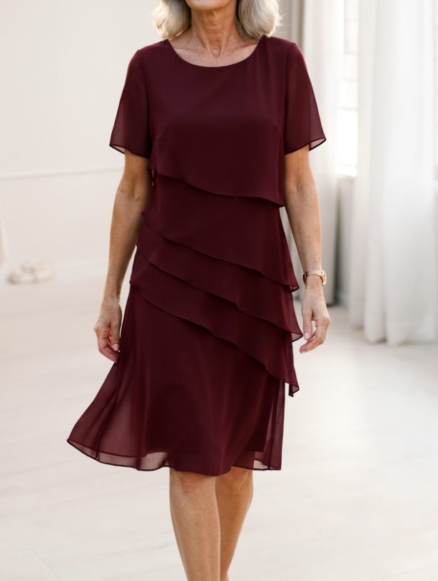 Linda | Vestido Elegante y Confortable con Volantes