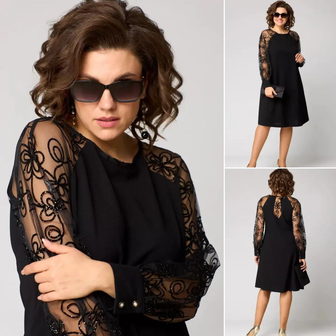 CELINA™ | VESTIDO MIDI CLÁSICO PARA OCASIONES ESPECIALES