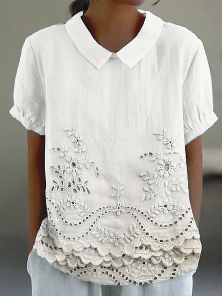 Lily | Camisa Bordada Floral