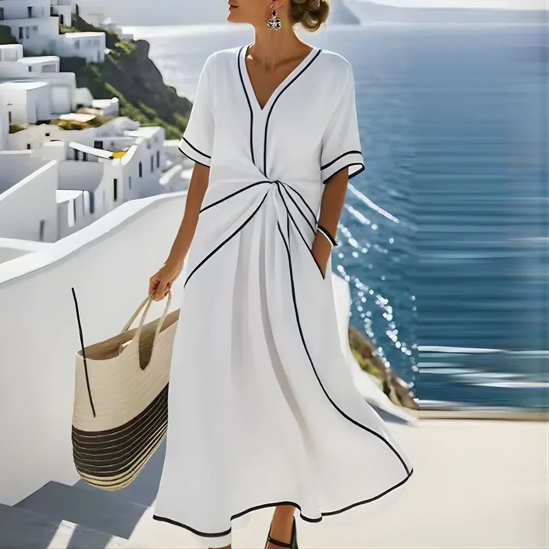 Athena™ - Elegante Vestido de Verano Halagador