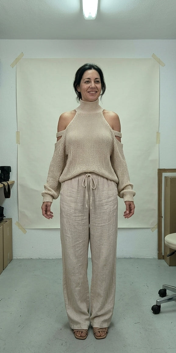 Camilla | Conjunto a la moda en punto y lino