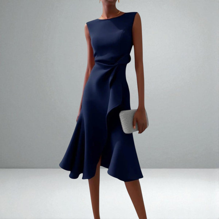 El Vestido Midi Drapado Juliette