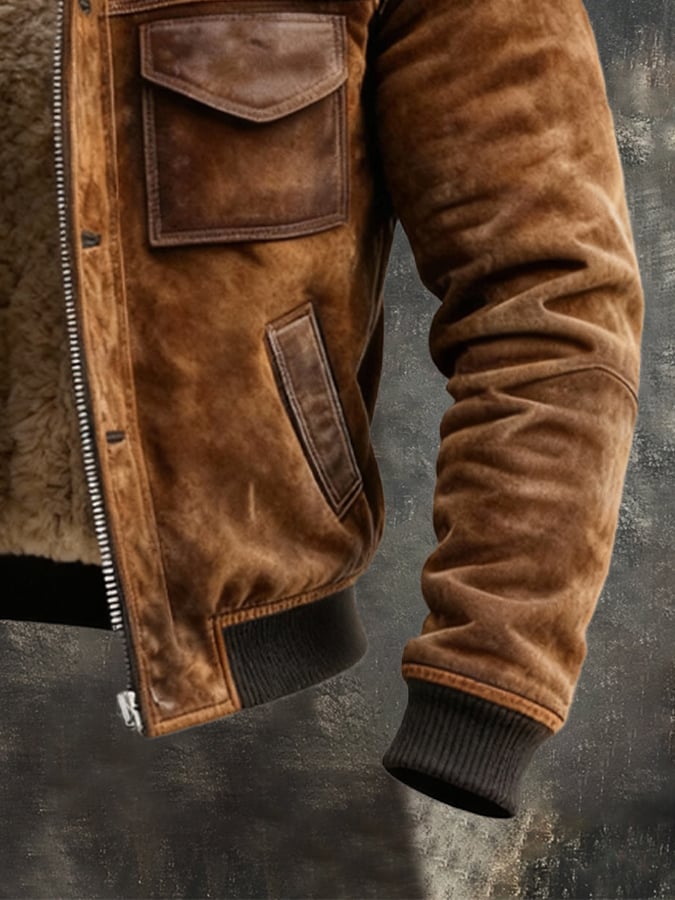 Marco | CHAQUETA DE PIEL NATURAL SHERPA