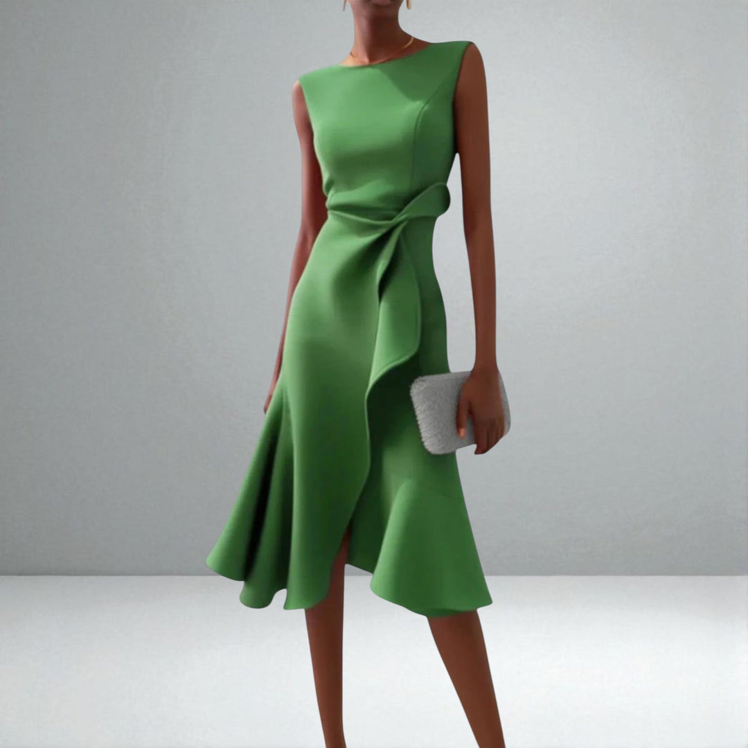 El Vestido Midi Drapado Juliette