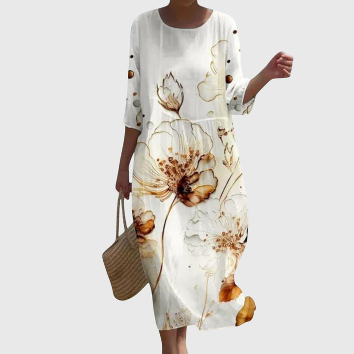 Elena™ | Elegante Vestido Largo Floral