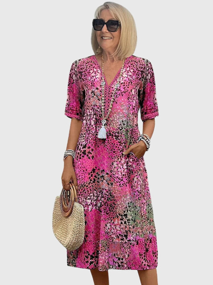 Bella | Vestido Midi Floral Chic