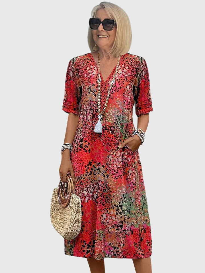 Bella | Vestido Midi Floral Chic
