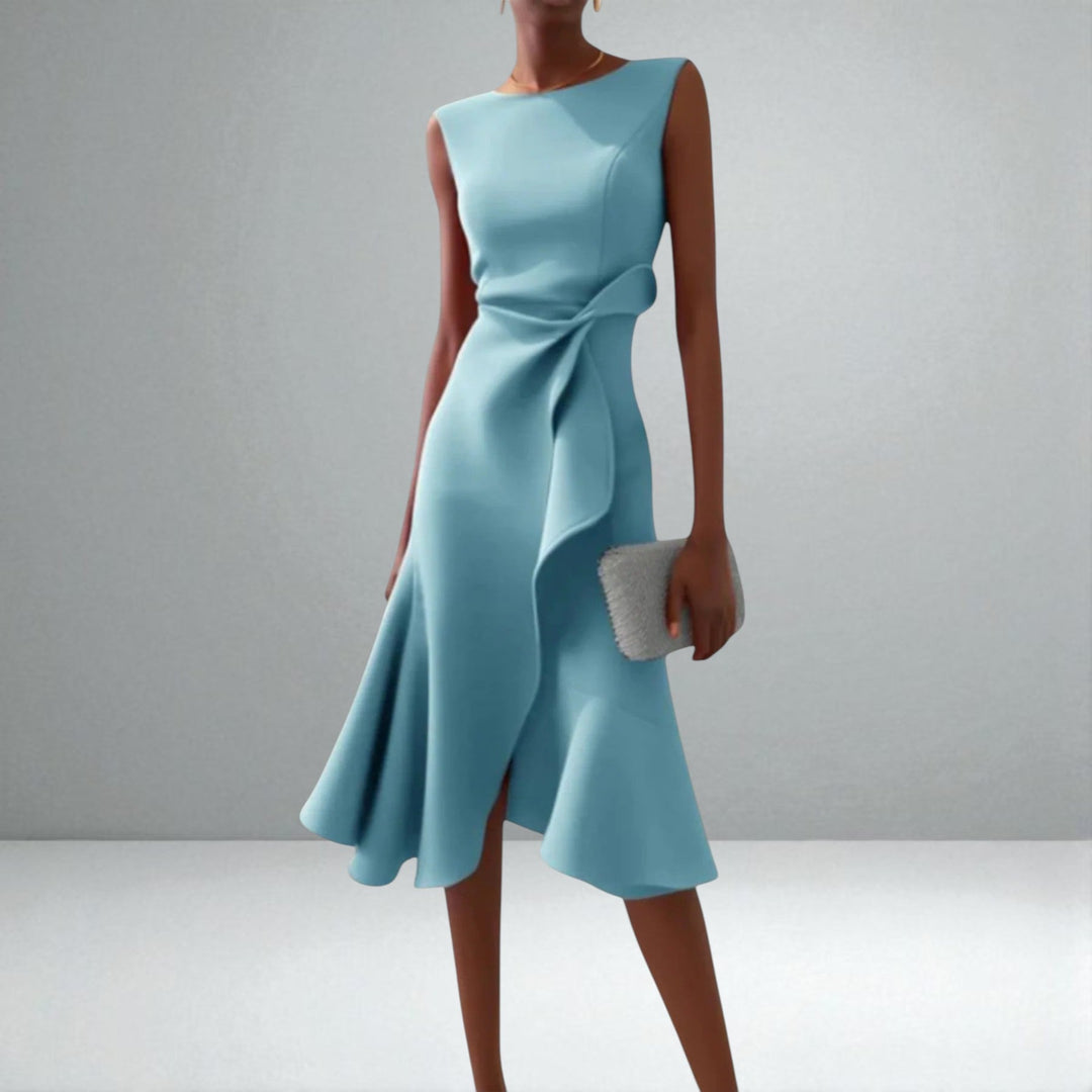 El Vestido Midi Drapado Juliette