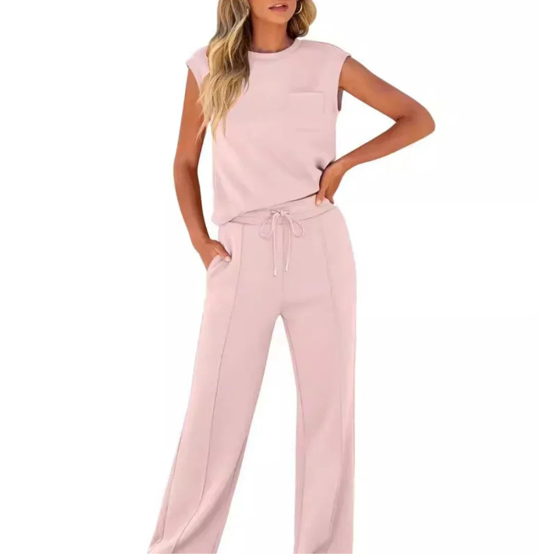 KAIYA™ – Conjunto Casual de Verano Suave
