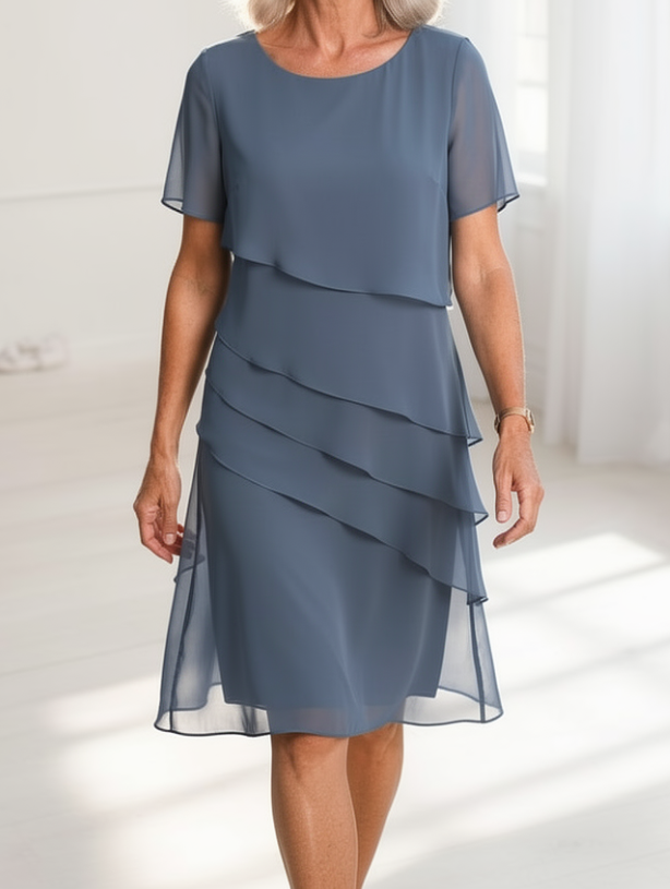 Linda | Vestido Elegante y Confortable con Volantes