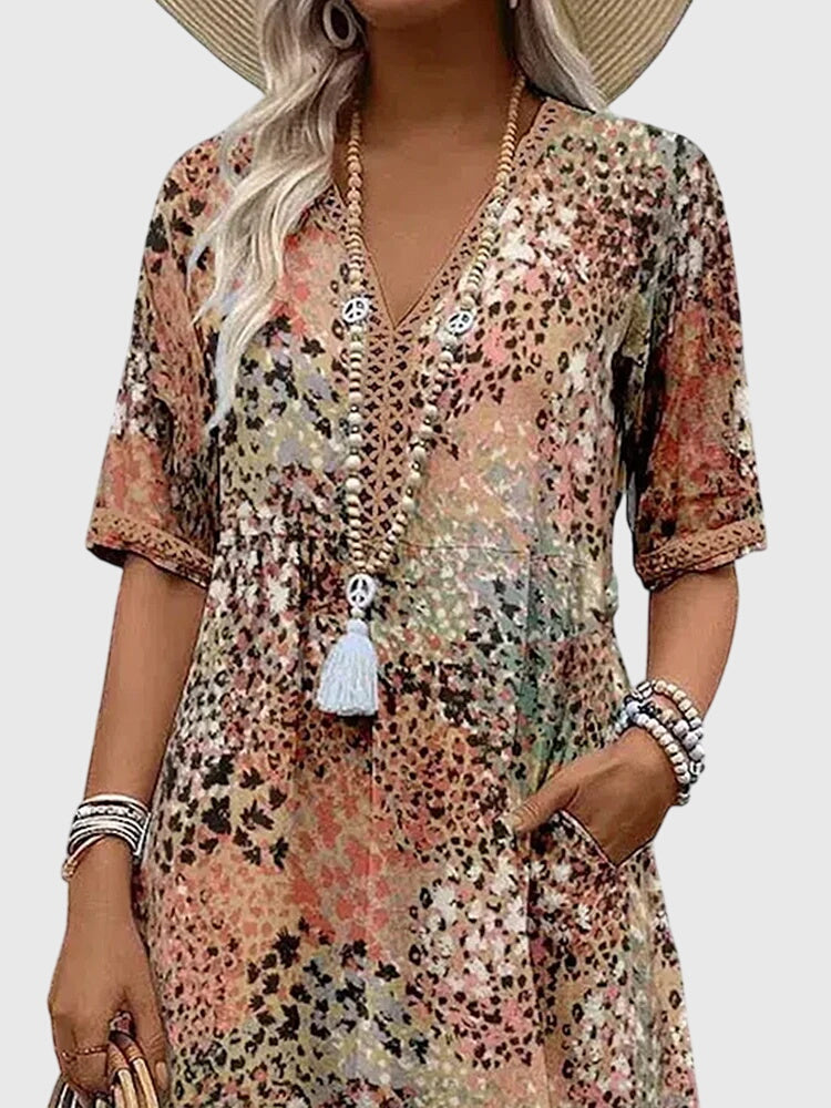 Bella | Vestido Midi Floral Chic