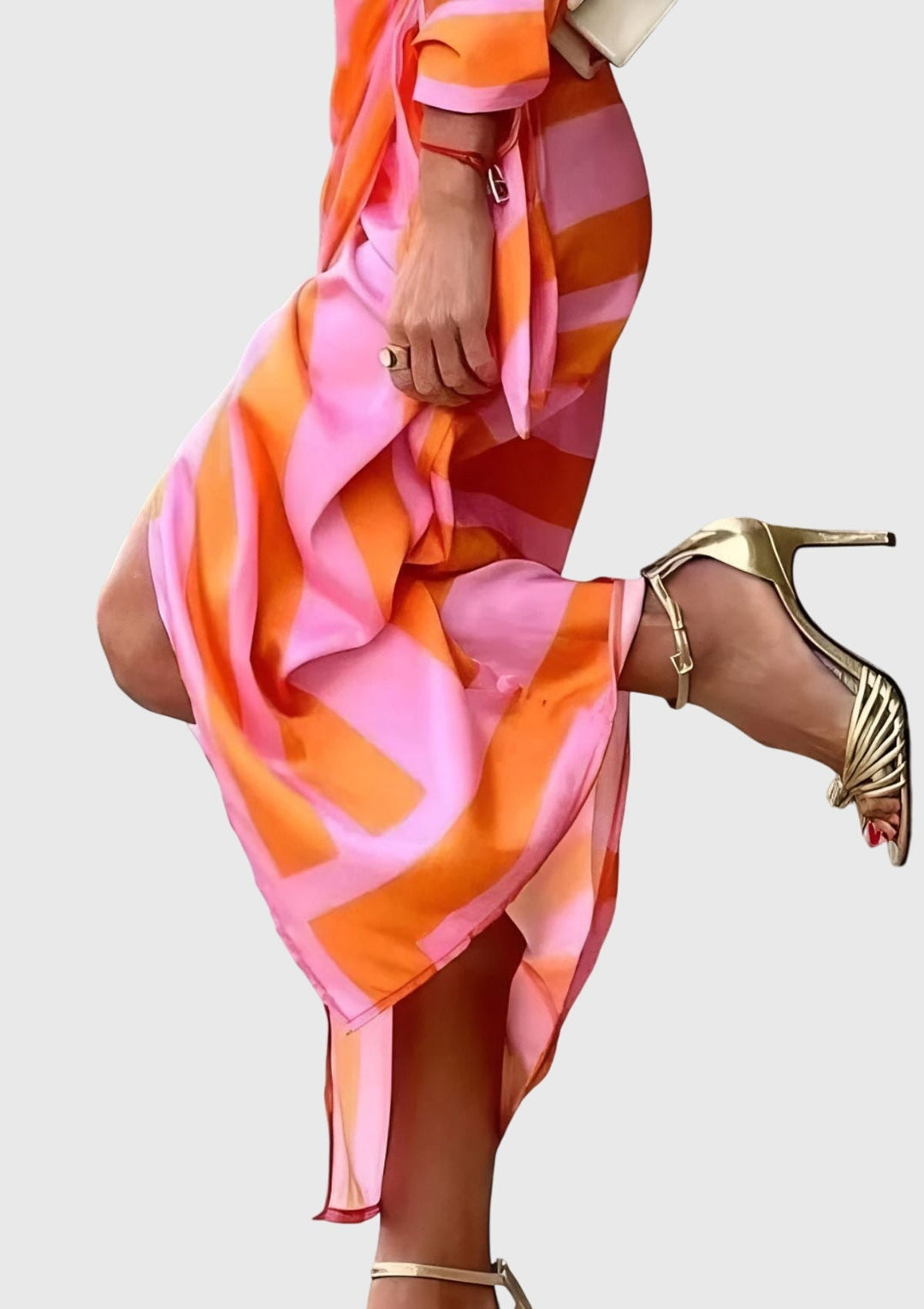 Everly | Vestido Elegante Envolvente con Estampado