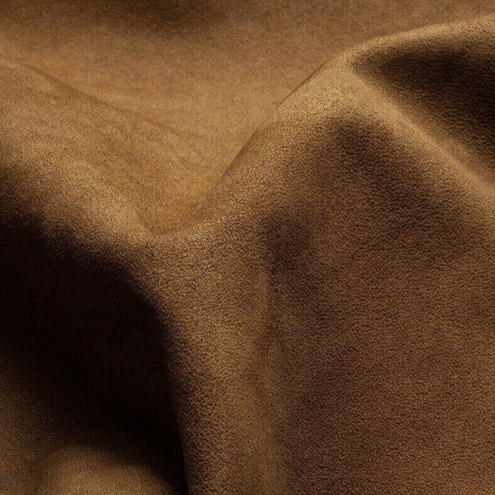 Nicolas - Chaqueta vintage de ante con parches, múltiples bolsillos y cuello alto