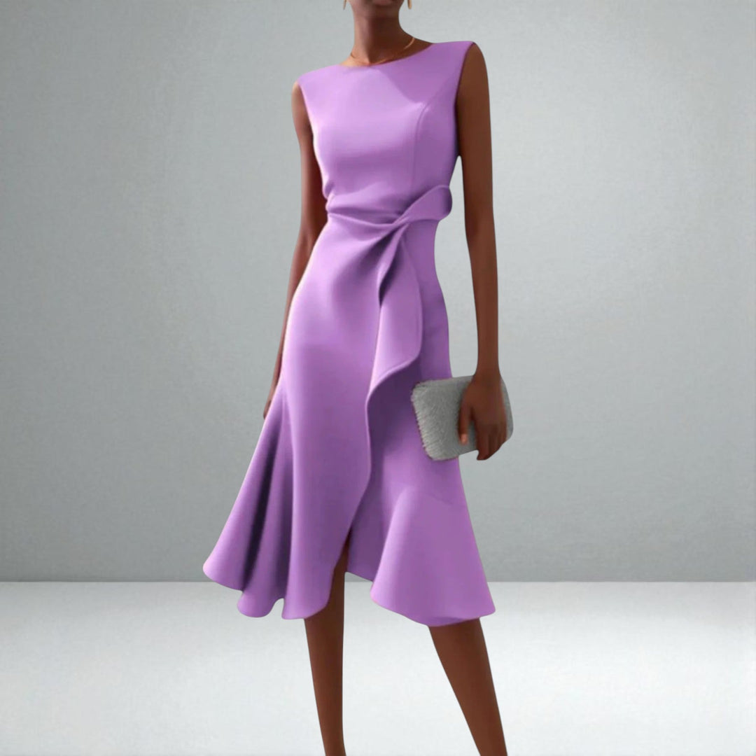 El Vestido Midi Drapado Juliette