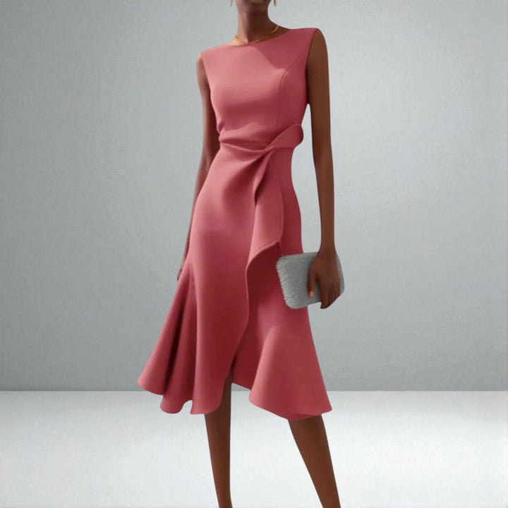 El Vestido Midi Drapado Juliette