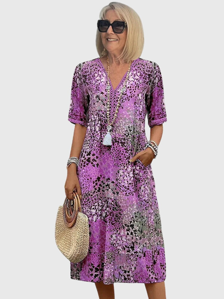 Bella | Vestido Midi Floral Chic