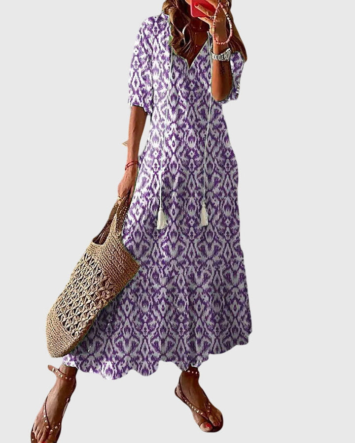 Amalia | Vestido Boho Vintage de Verano