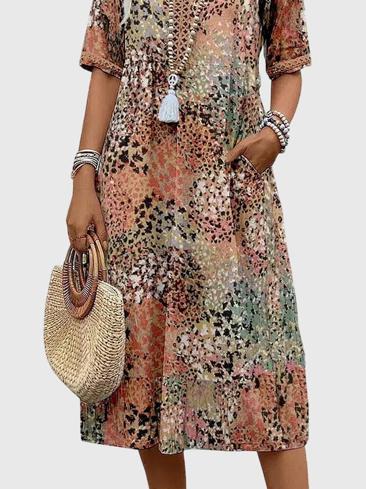 Bella | Vestido Midi Floral Chic