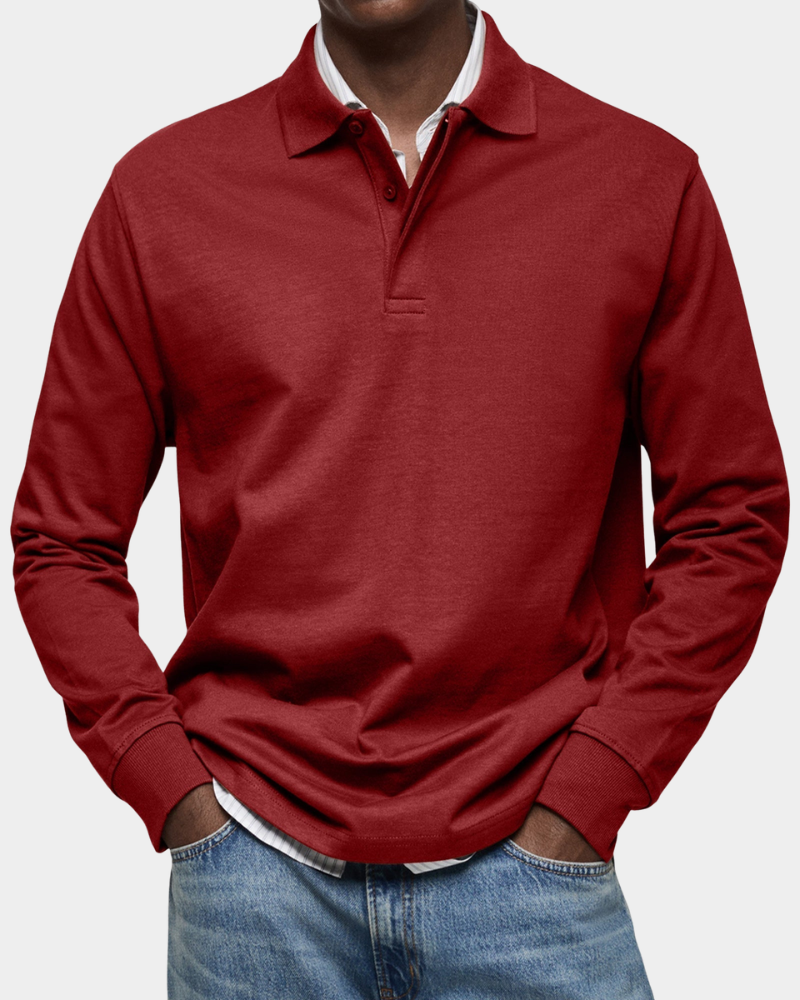 Wilson | Camisa Polo de Manga Larga Clásica