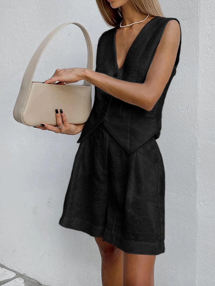 Conjunto de Shorts de Dos Piezas Sophia