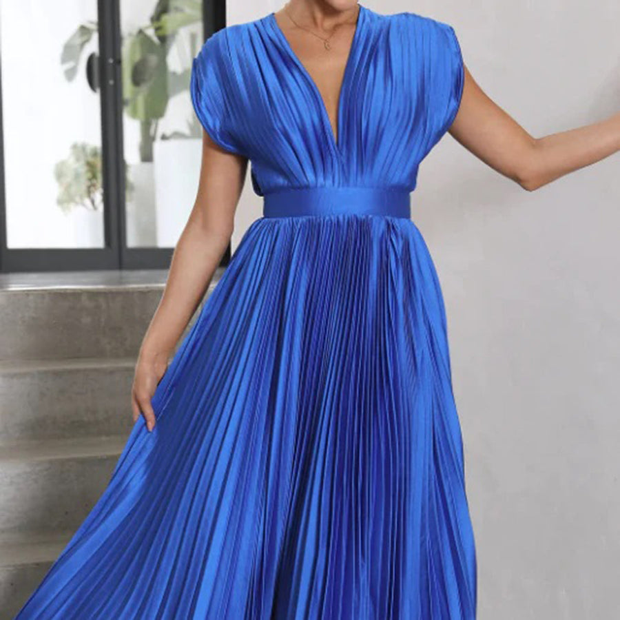 Marni™ | Vestido Midi Plisado Atemporal