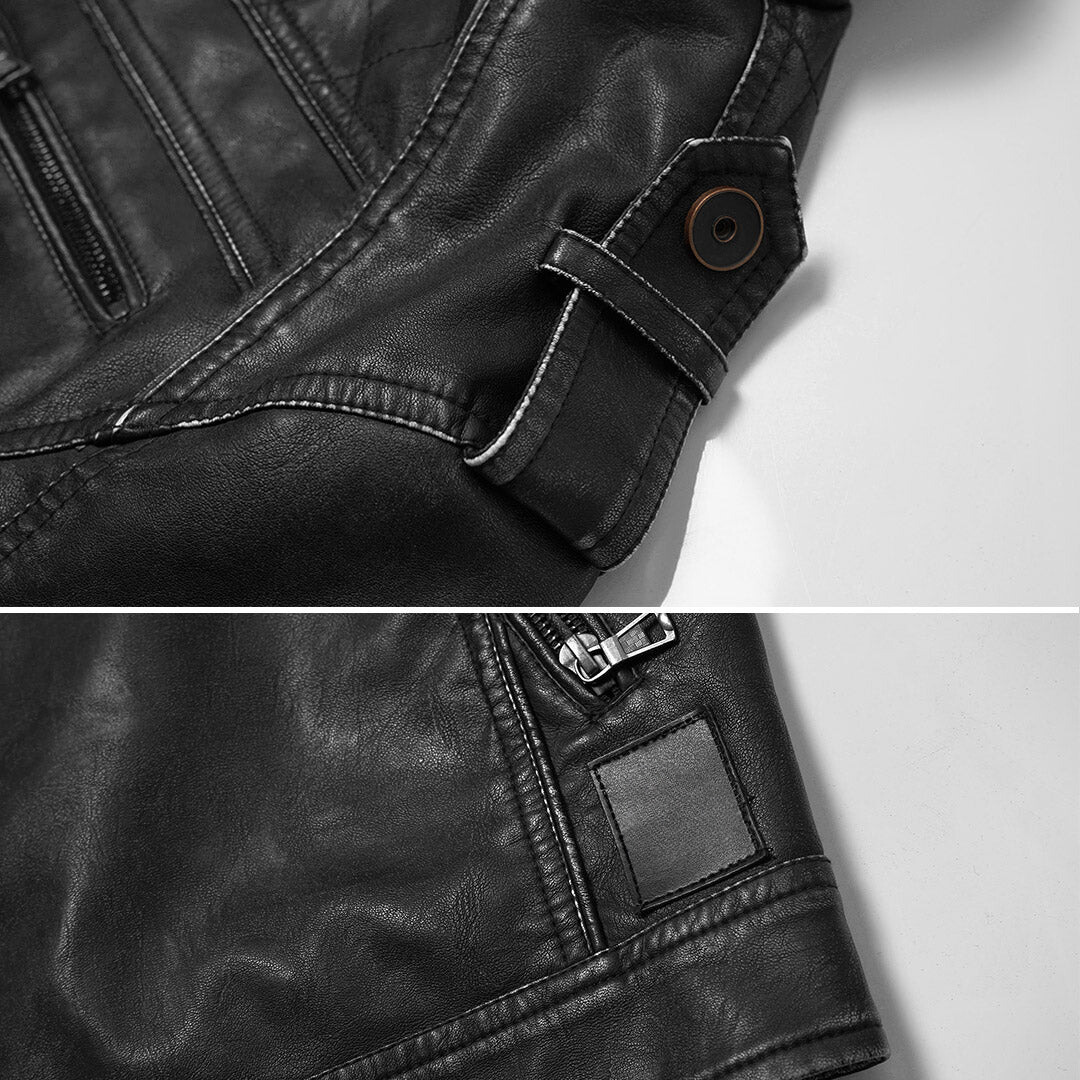 Gary | Chaqueta de cuero formal para hombres