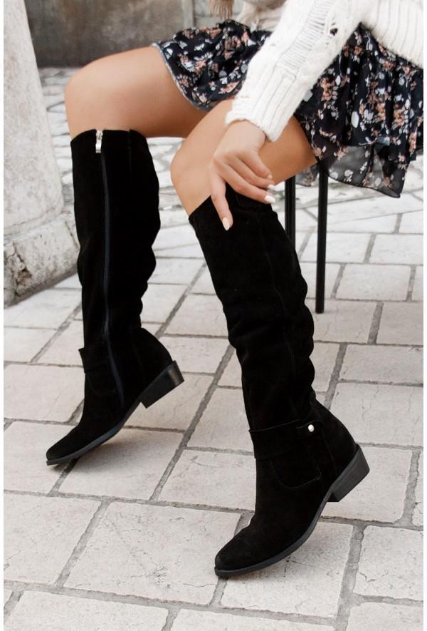 Zavira | Botas de ante elegantes y cálidas para mujeres