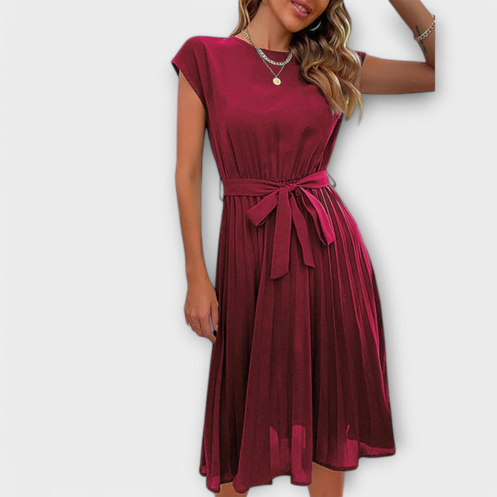 Shira™ | Vestido Midi Plisado de Verano