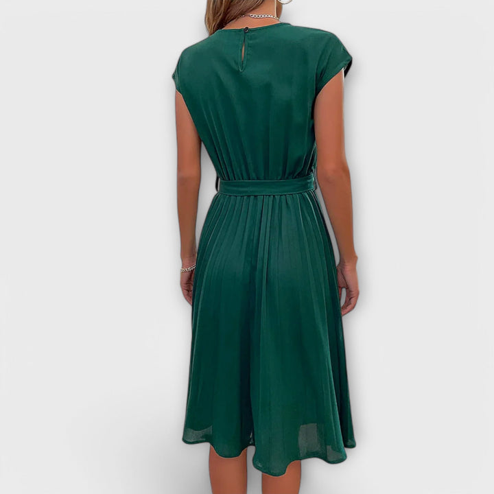Shira™ | Vestido Midi Plisado de Verano