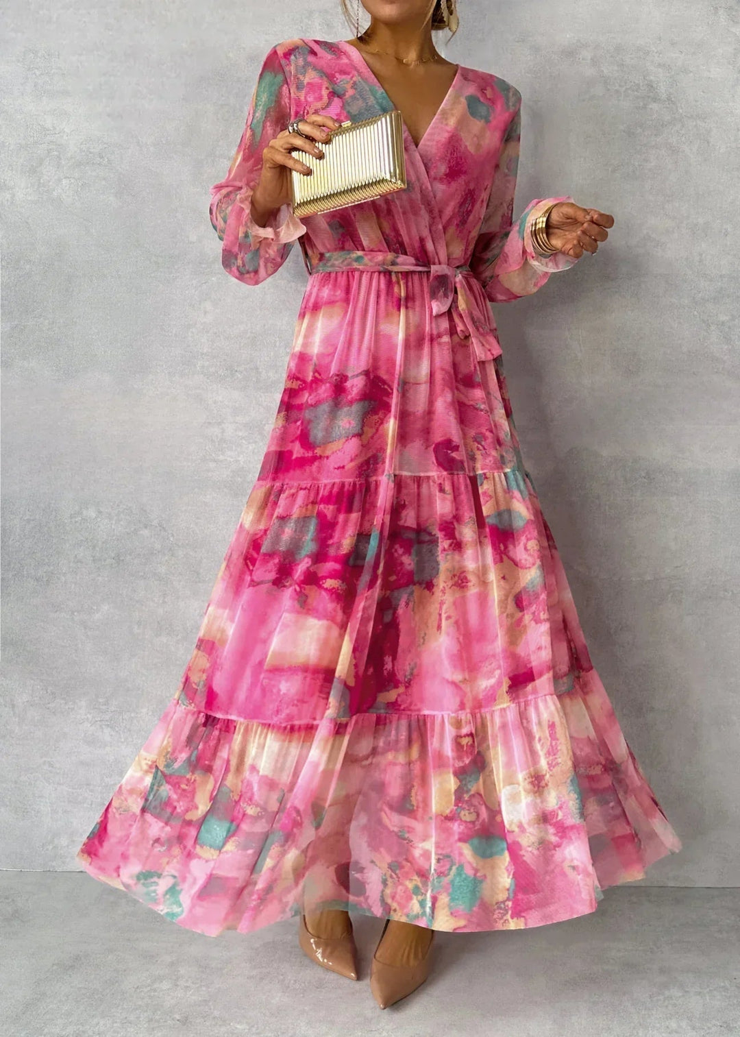 Hazel™ | Vestido Envoltura Floral