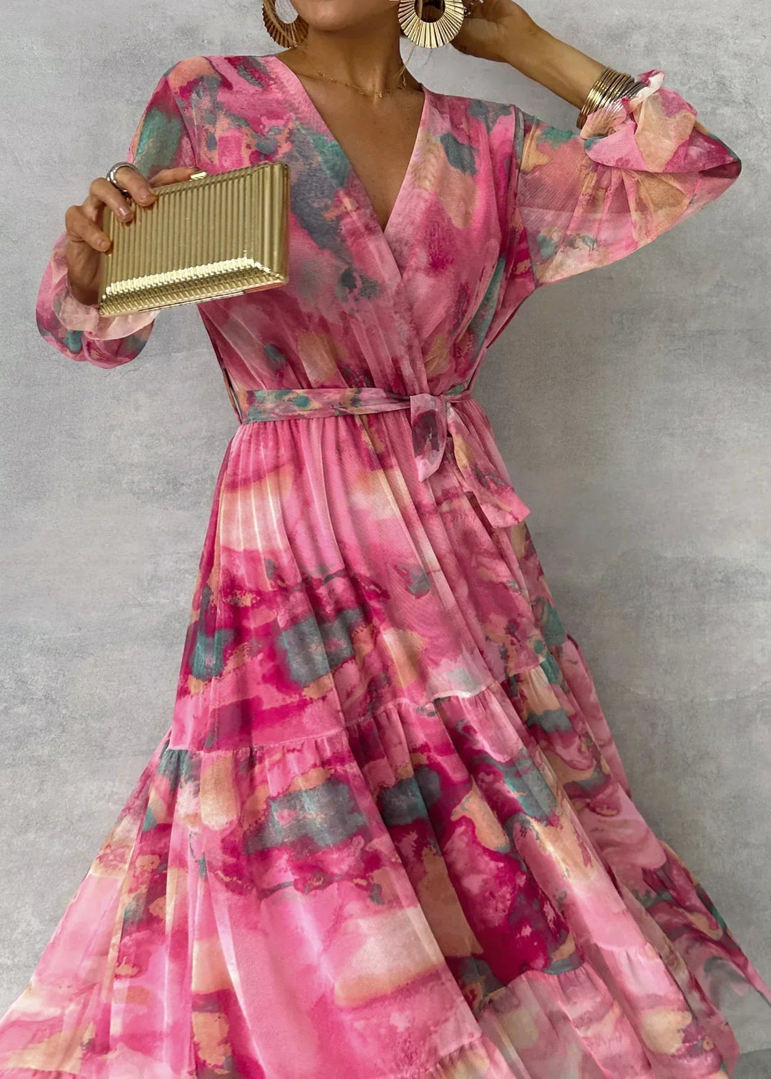 Hazel™ | Vestido Envoltura Floral