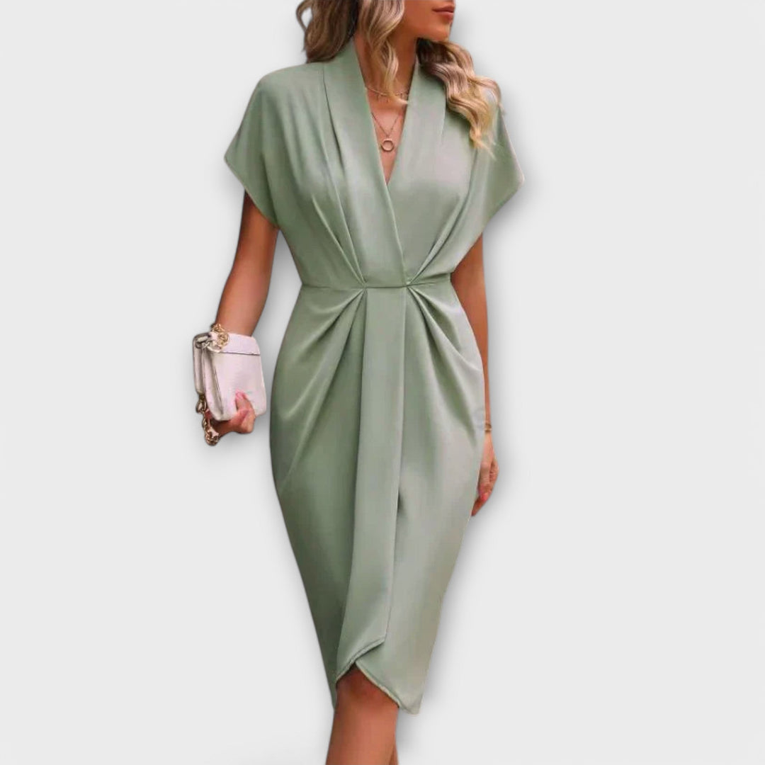 Dana™ | Vestido midi con lazo