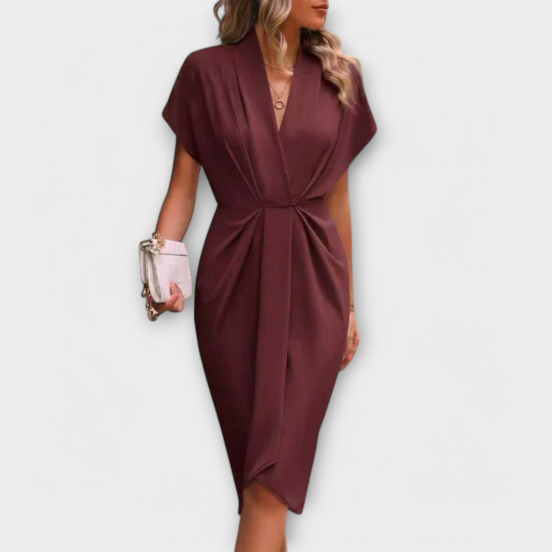 Dana™ | Vestido midi con lazo