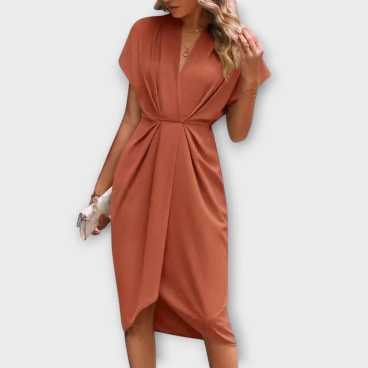Dana™ | Vestido midi con lazo