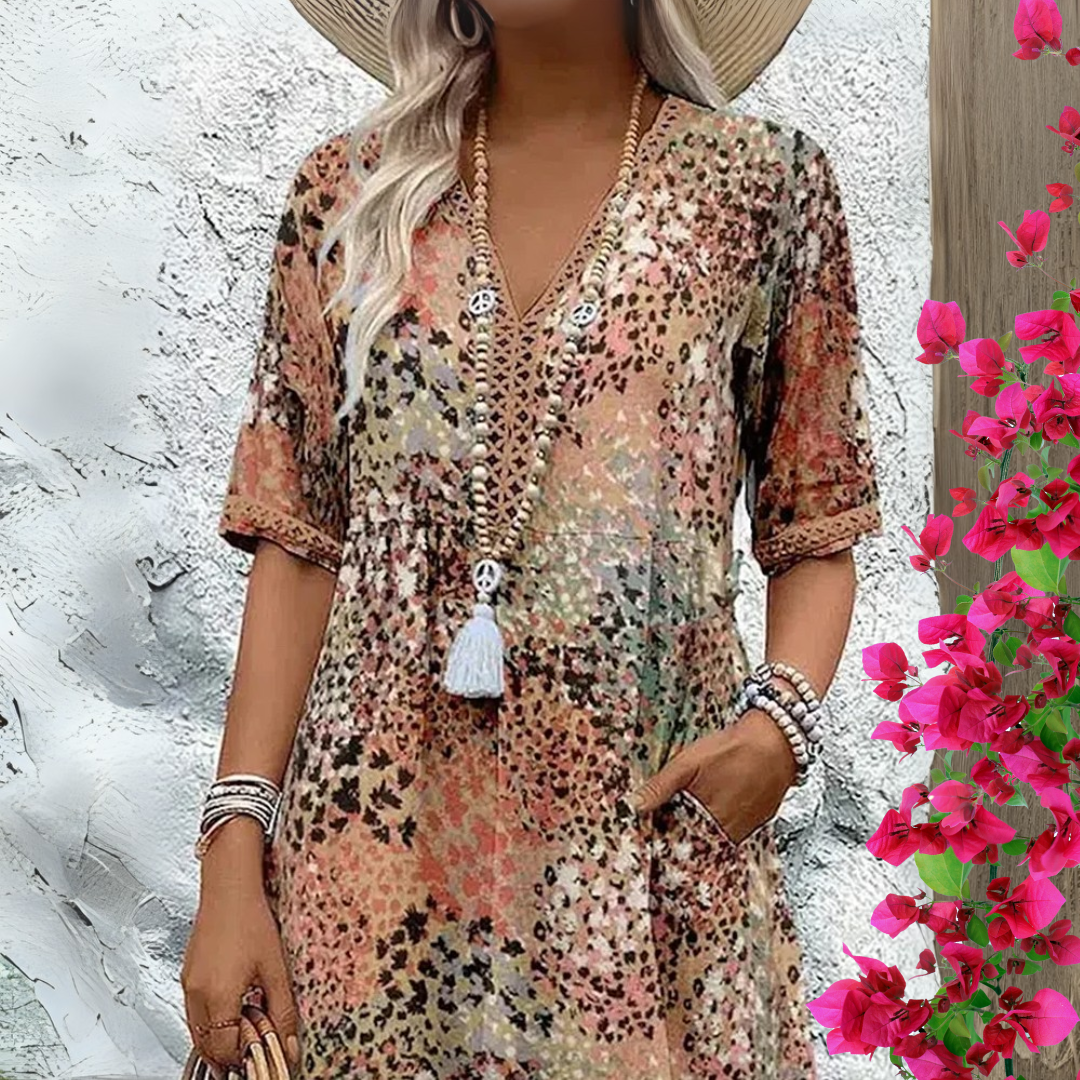 Zara™ | Vestido Halagador de Inspiración Bohemia