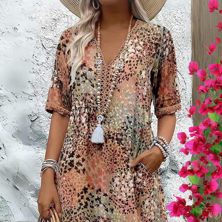 Zara™ | Vestido Halagador de Inspiración Bohemia