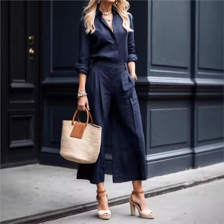 Noor™ || Conjunto con pantalones de caída libre