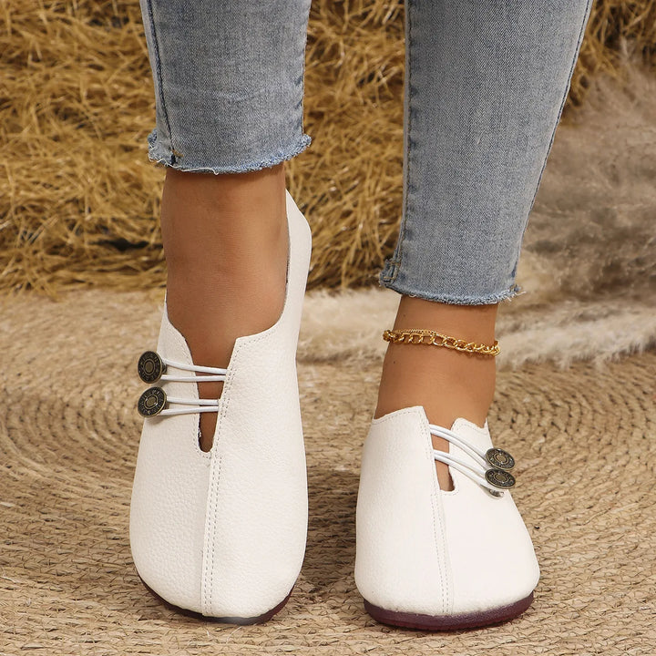 Elena — Zapatos Planos con Detalle Elástico