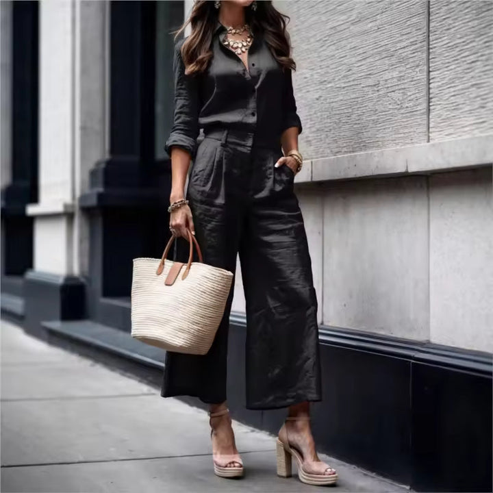 Noor™ || Conjunto con pantalones de caída libre