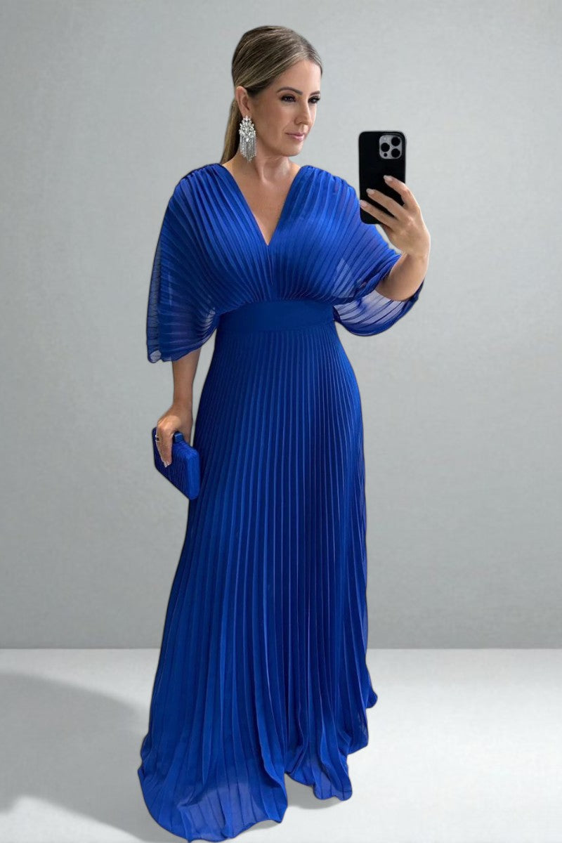 El Vestido Maxi Plisado Amara