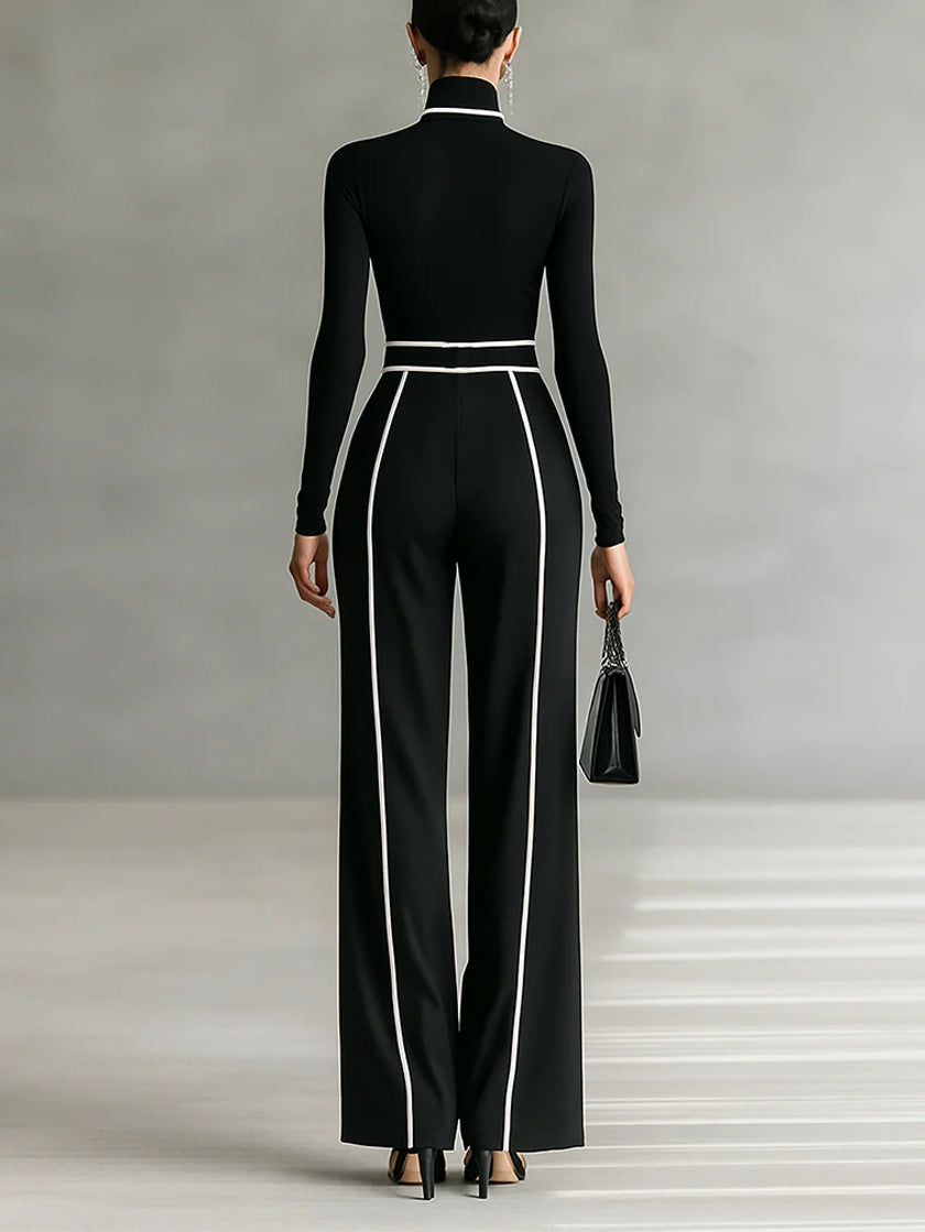 Vera™ || Elegante conjunto con detalle de contraste