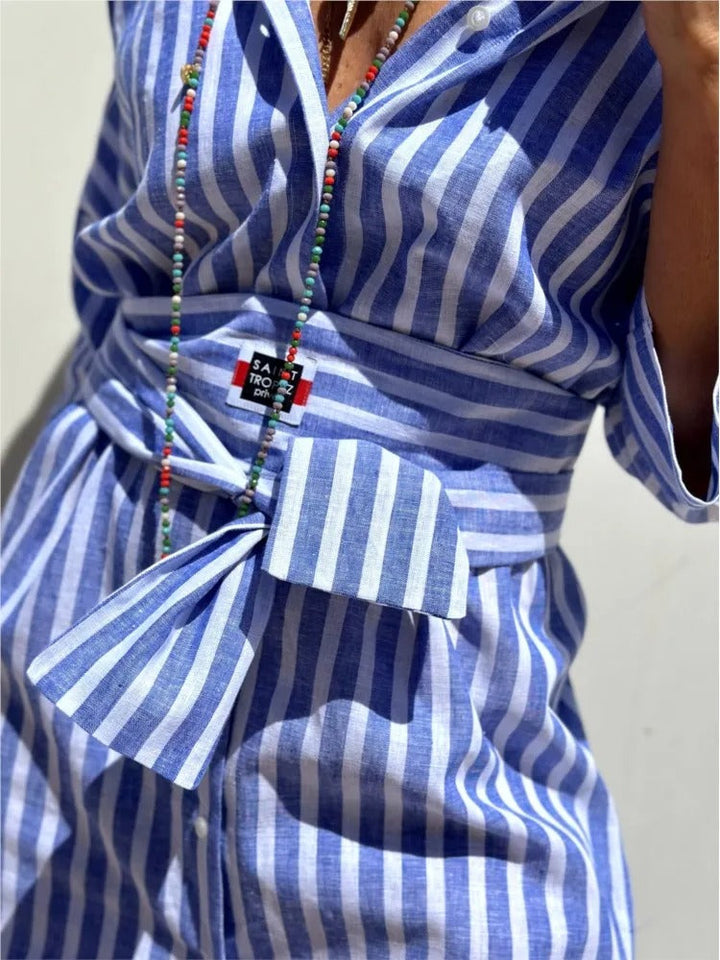 Grace™ | Vestido Rayado Ligero